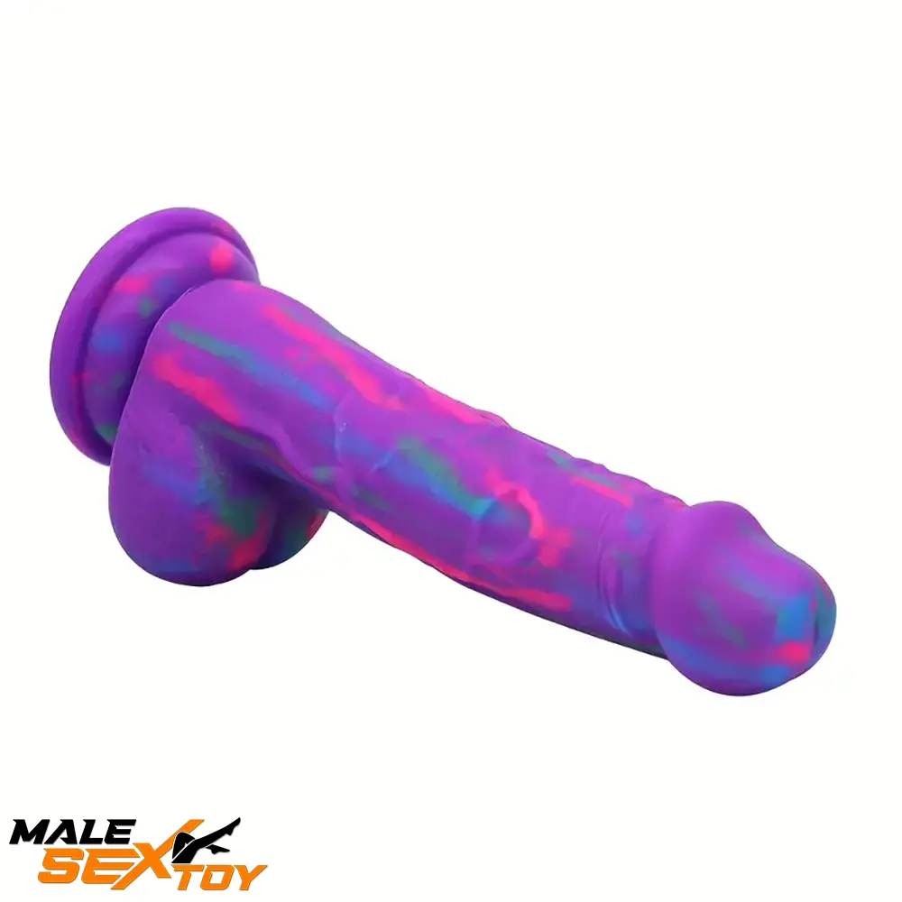 7.3in Superb Silicone Real Feeling Soft Dildo For Prostate Sex Toy Male Sex Toy