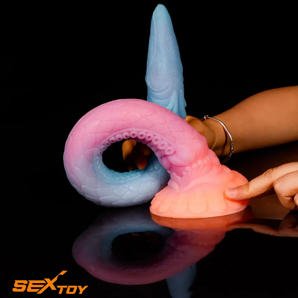 17.91in Super Big Long Silicone Soft Snake Dildo For Animal Sex Male Sex Toy
