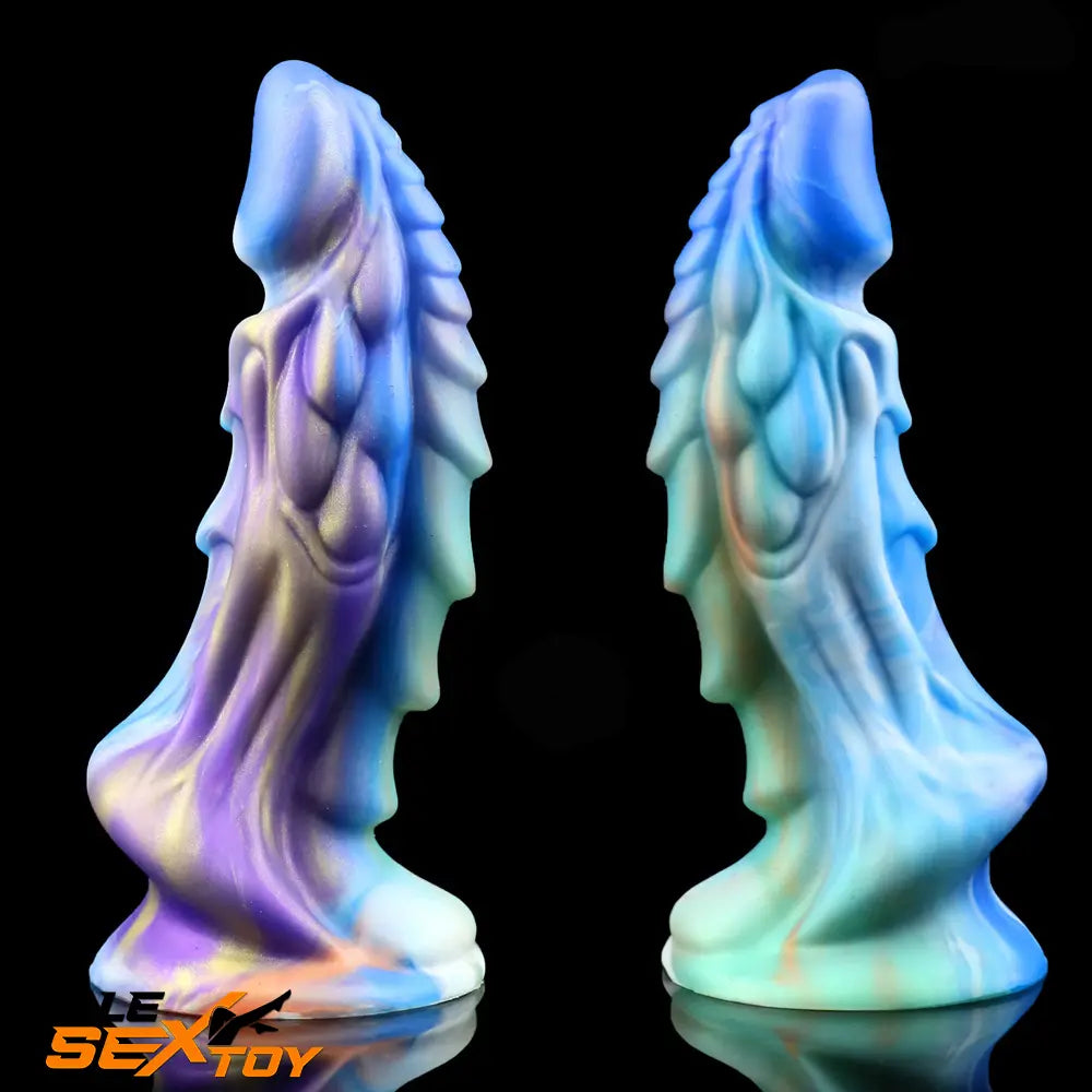 7.67in Silicone Soft Fantasy Dragon Animal Dildo With Suction Cup Male Sex Toy