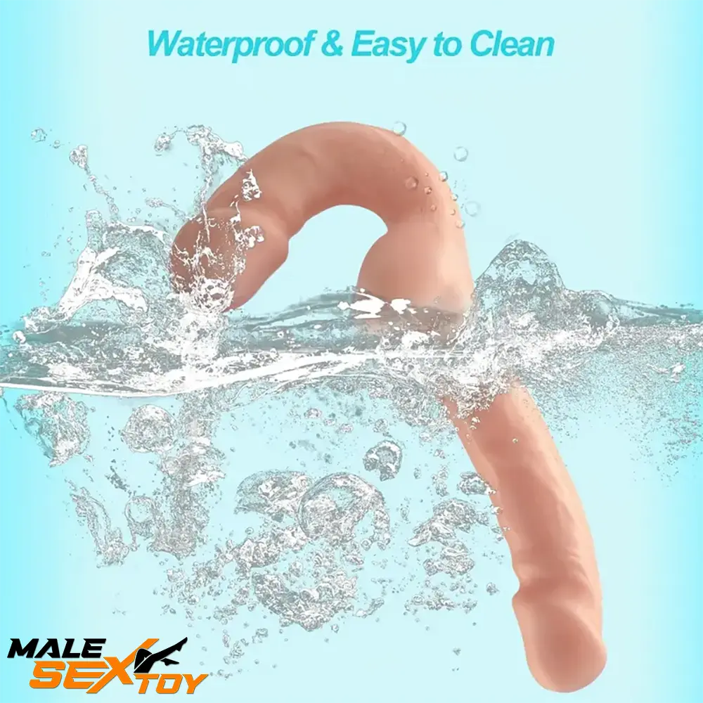 9.2in Double Ended Realistic Unisex For Dildo For Prostate Masturbator Male Sex Toy