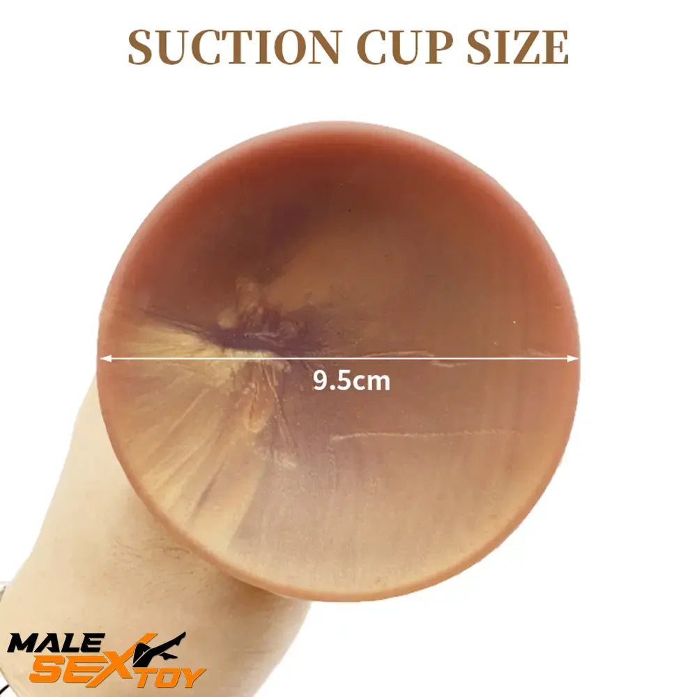 9.06in Silicone Soft Big Fantasy Snake Curved Dildo For Animal Love Male Sex Toy