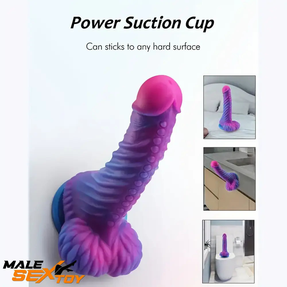 7.48in Fantasy Monster Silicone Dildo For Anus Clit Hand-Free Sex Male Sex Toy