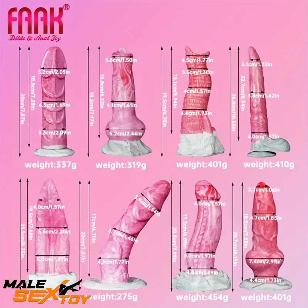 Multiple Models Monster Silicone Soft Big Dildos With Suction Cup Male Sex Toy