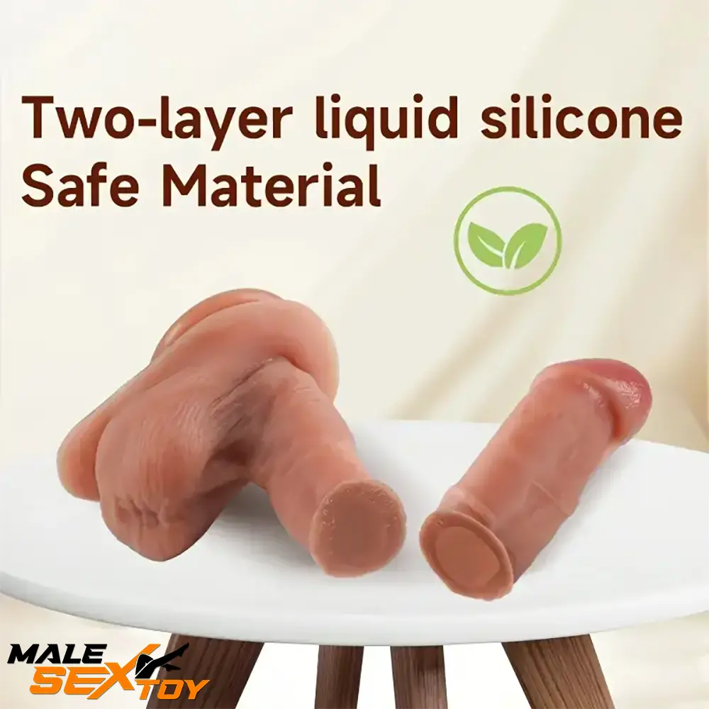 6.69in Realistic Silicone Soft Dildo For Women Anus Clit Fucking Play Male Sex Toy