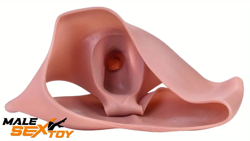 8.26in Realistic Silicone Big Hollow Dildo Pants Sleeve For Vagina Male Sex Toy