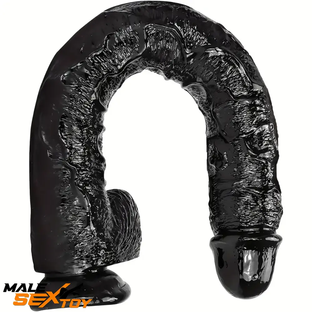 16.5in Realistic Large Long Black Anal Dildo For Female Prostate Toy Male Sex Toy