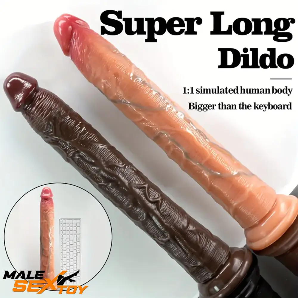 13.58in Realistic Large Long Silicone Soft Prostate Dildo For Male Female Male Sex Toy