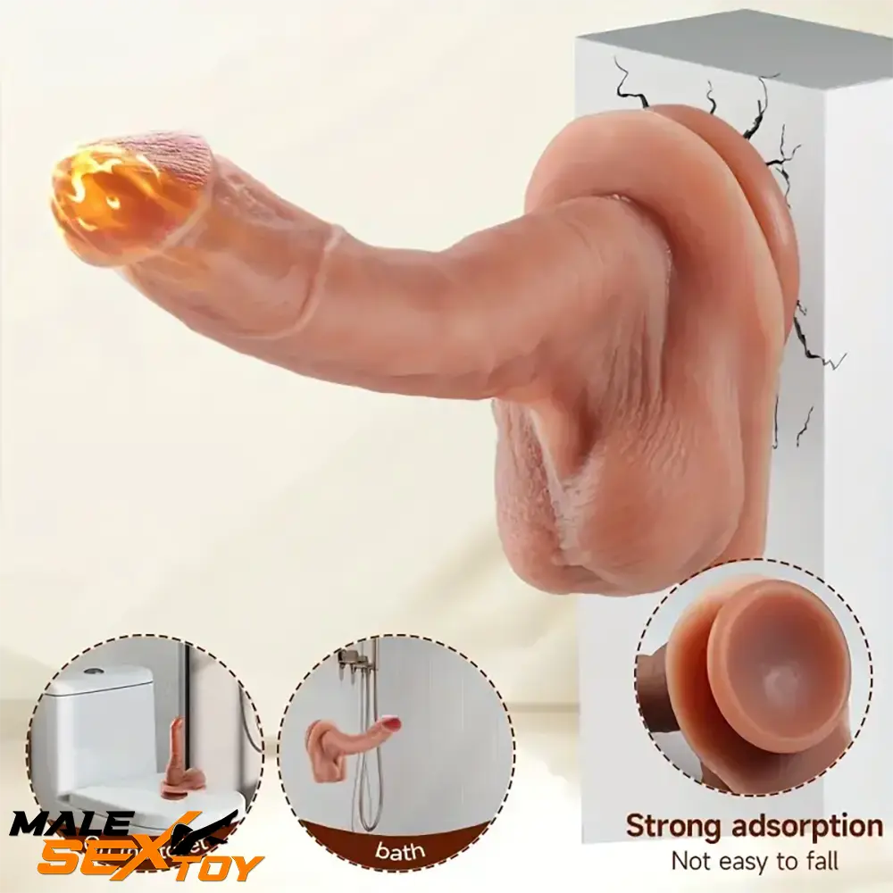 6.69in Realistic Silicone Soft Dildo For Women Anus Clit Fucking Play Male Sex Toy