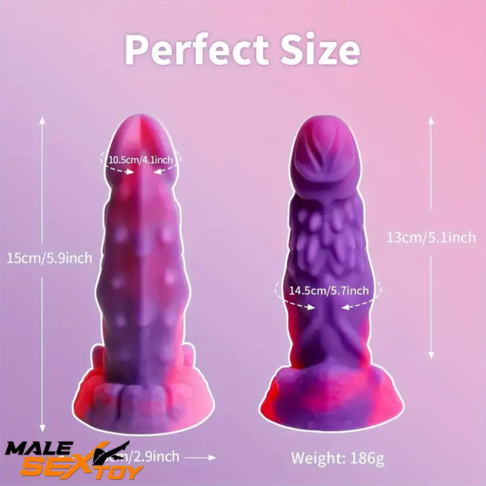 5.9in Silicone Female Fantasy Monster Dildo For Ultimate Sex Pleasure Male Sex Toy