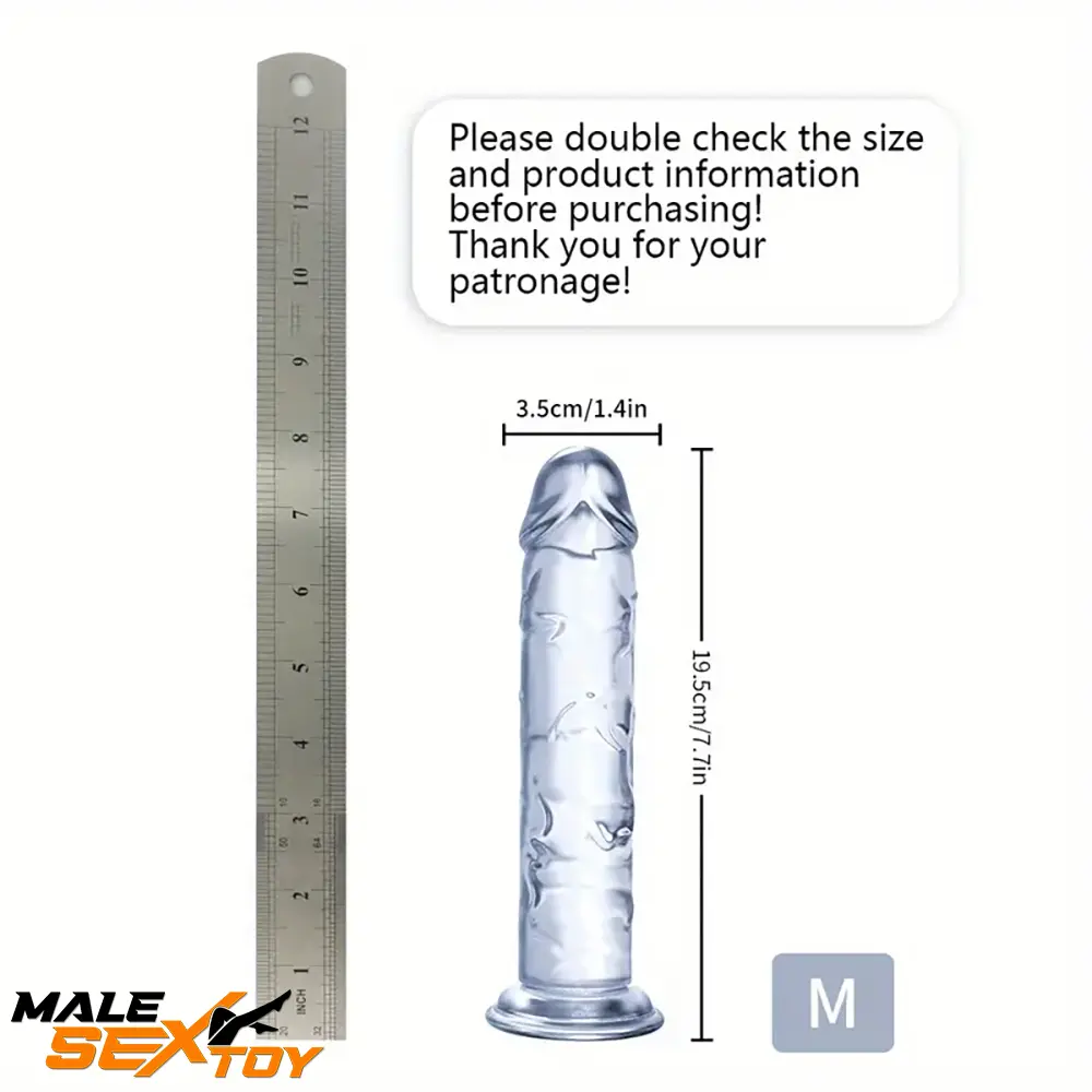 6.06in - 12in TPE Unisex Real Dildo Sex Toy Masturbator Anus Lovers Male Sex Toy