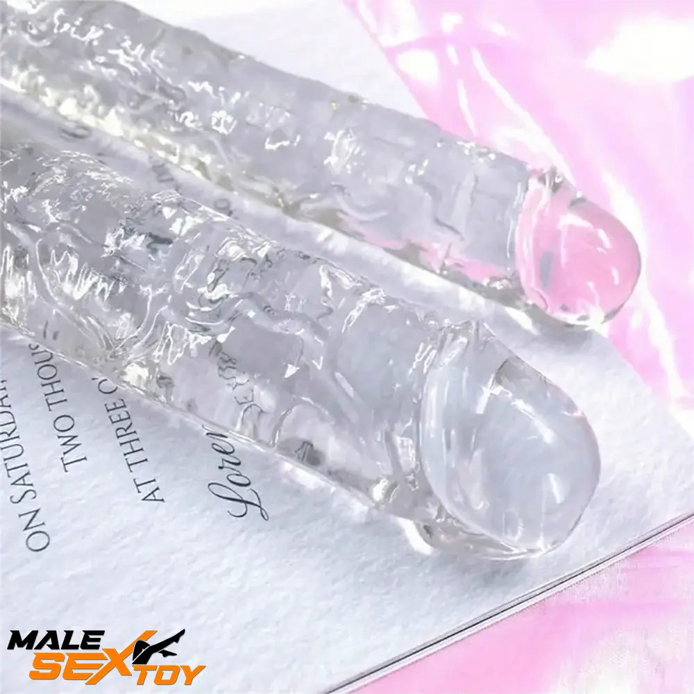 13.18in Realistic Double Headed Long Dildo For Female Male Love Male Sex Toy