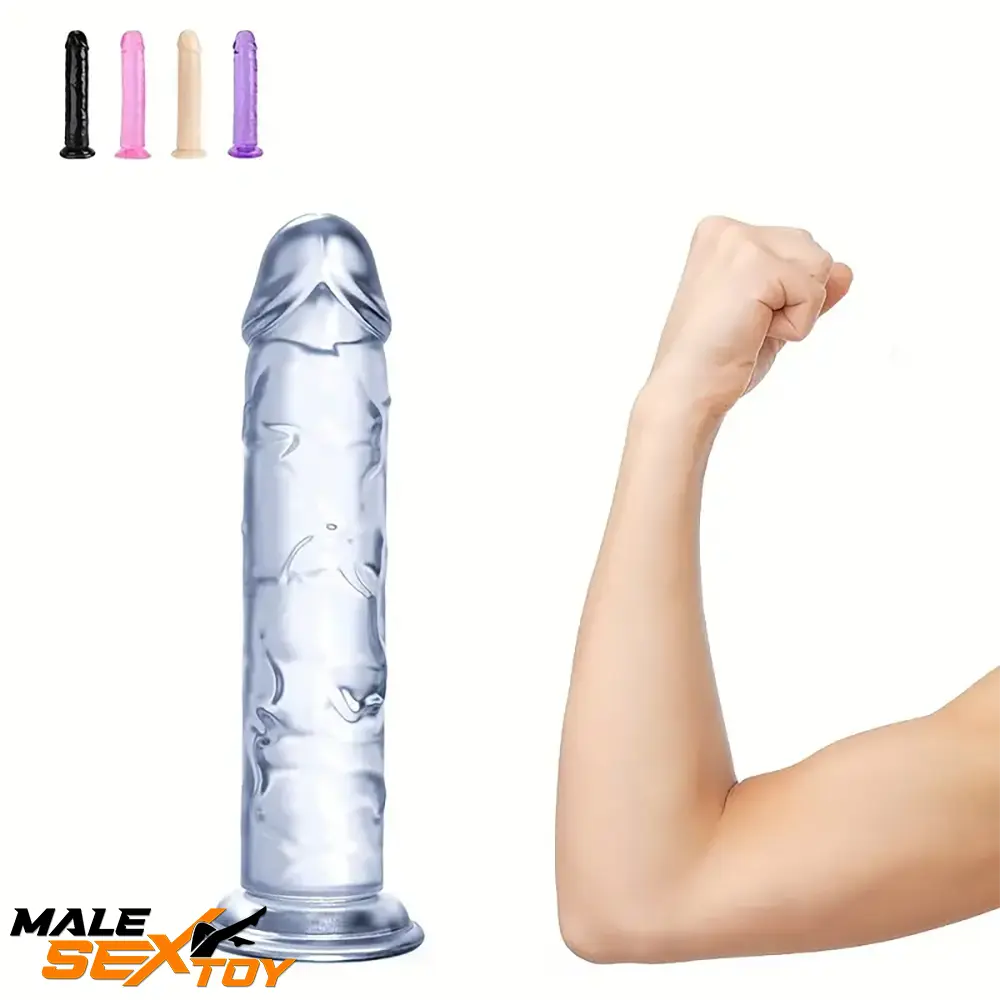 6.06in - 12in TPE Unisex Real Dildo Sex Toy Masturbator Anus Lovers Male Sex Toy