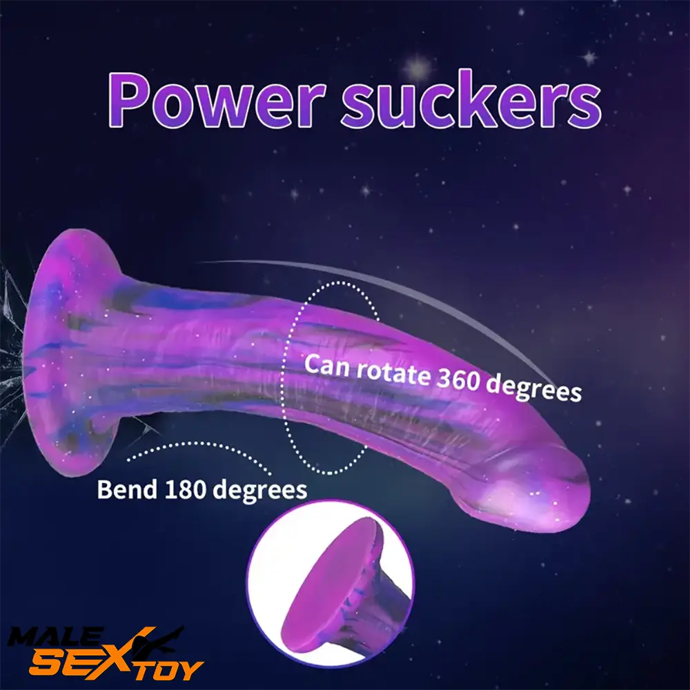 7.08in Silicone No Eggs Soft Dildo For Female Male Love Pleasure Toy Male Sex Toy