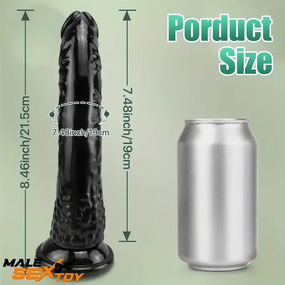 8.46in Realistic Big Black Lifelike Dildo For Men Female Ultimate Pleasure Male Sex Toy