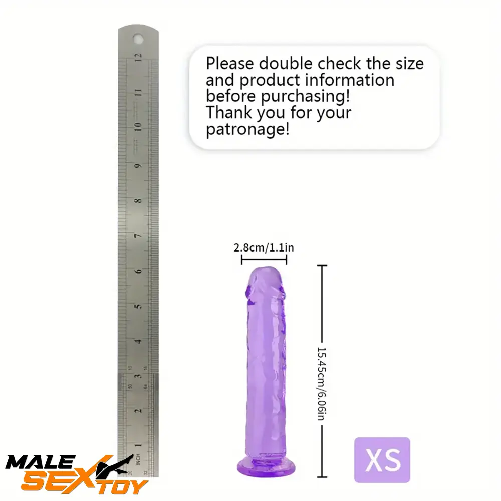 6.06in - 12in TPE Unisex Real Dildo Sex Toy Masturbator Anus Lovers Male Sex Toy