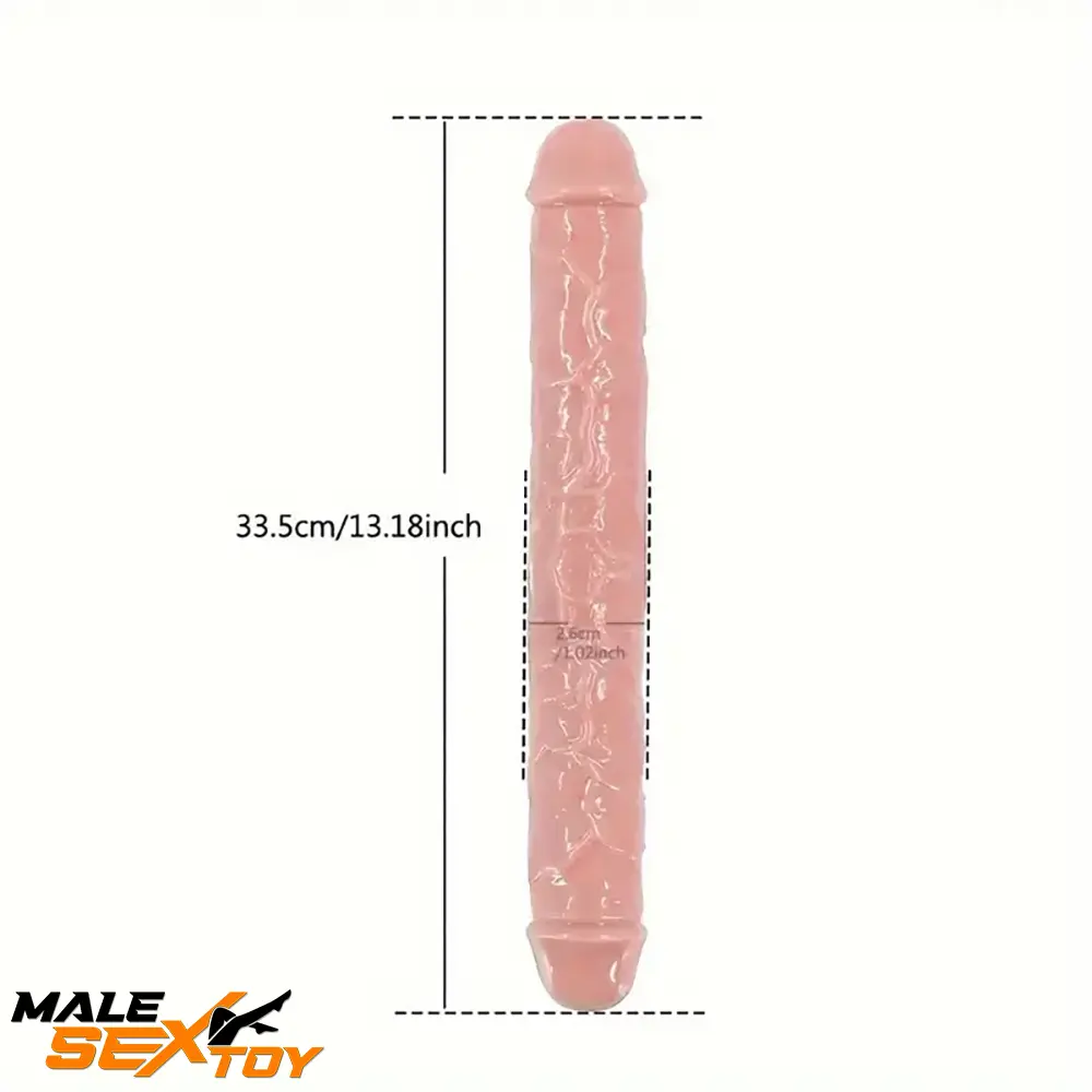 13.18in Realistic Double Headed Long Dildo For Female Male Love Male Sex Toy