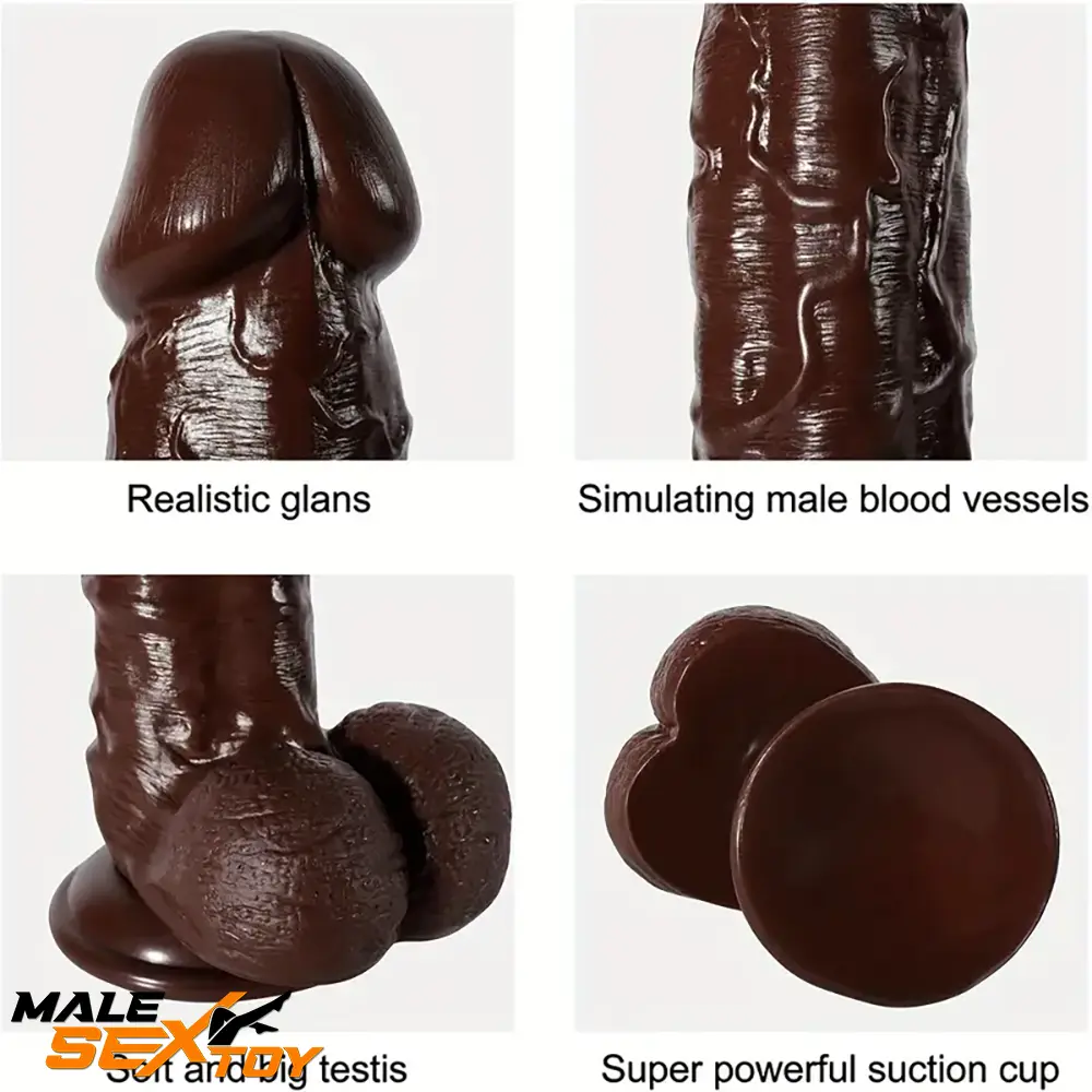 11in Big Ebony Silicone Soft Dildo Adult Sex Toy For Women Men Lover Male Sex Toy