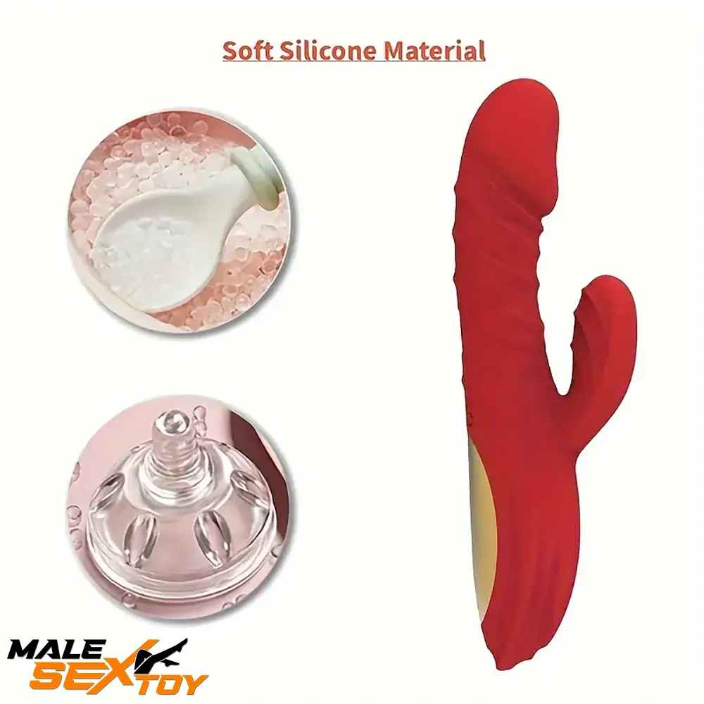 8.8in Heating Vibrating Soft Silicone Dildo Vibrator For Adult Love Male Sex Toy