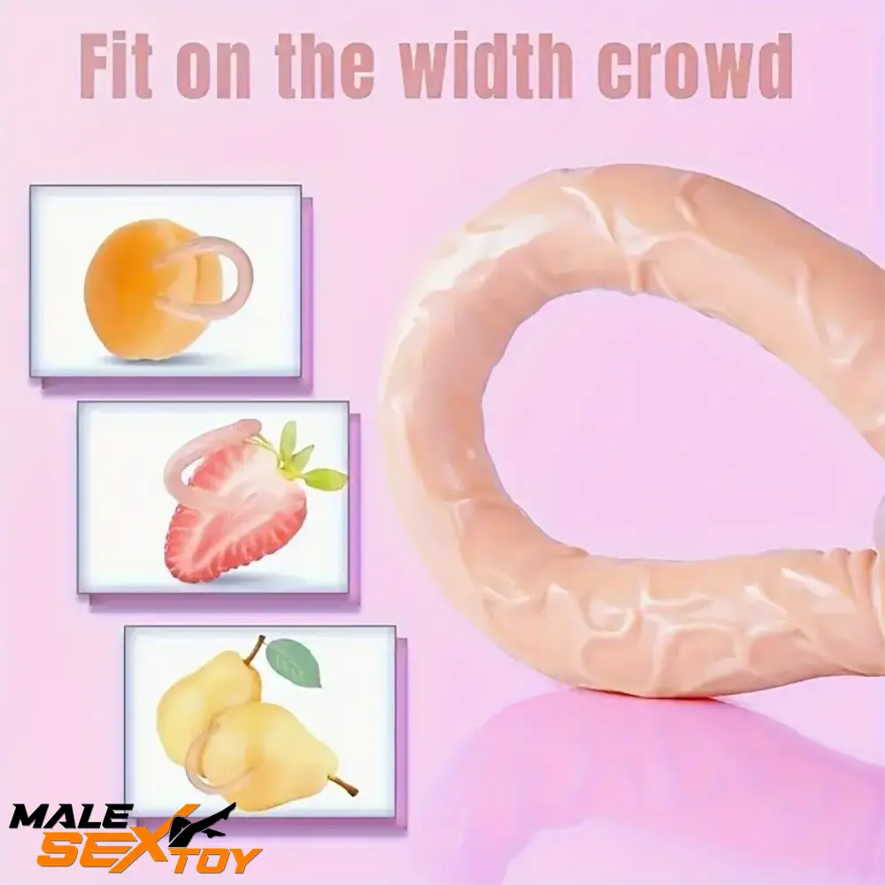 13.18in Realistic Double Headed Long Dildo For Female Male Love Male Sex Toy