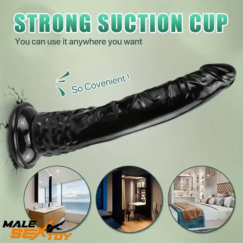 8.46in Realistic Big Black Lifelike Dildo For Men Female Ultimate Pleasure Male Sex Toy