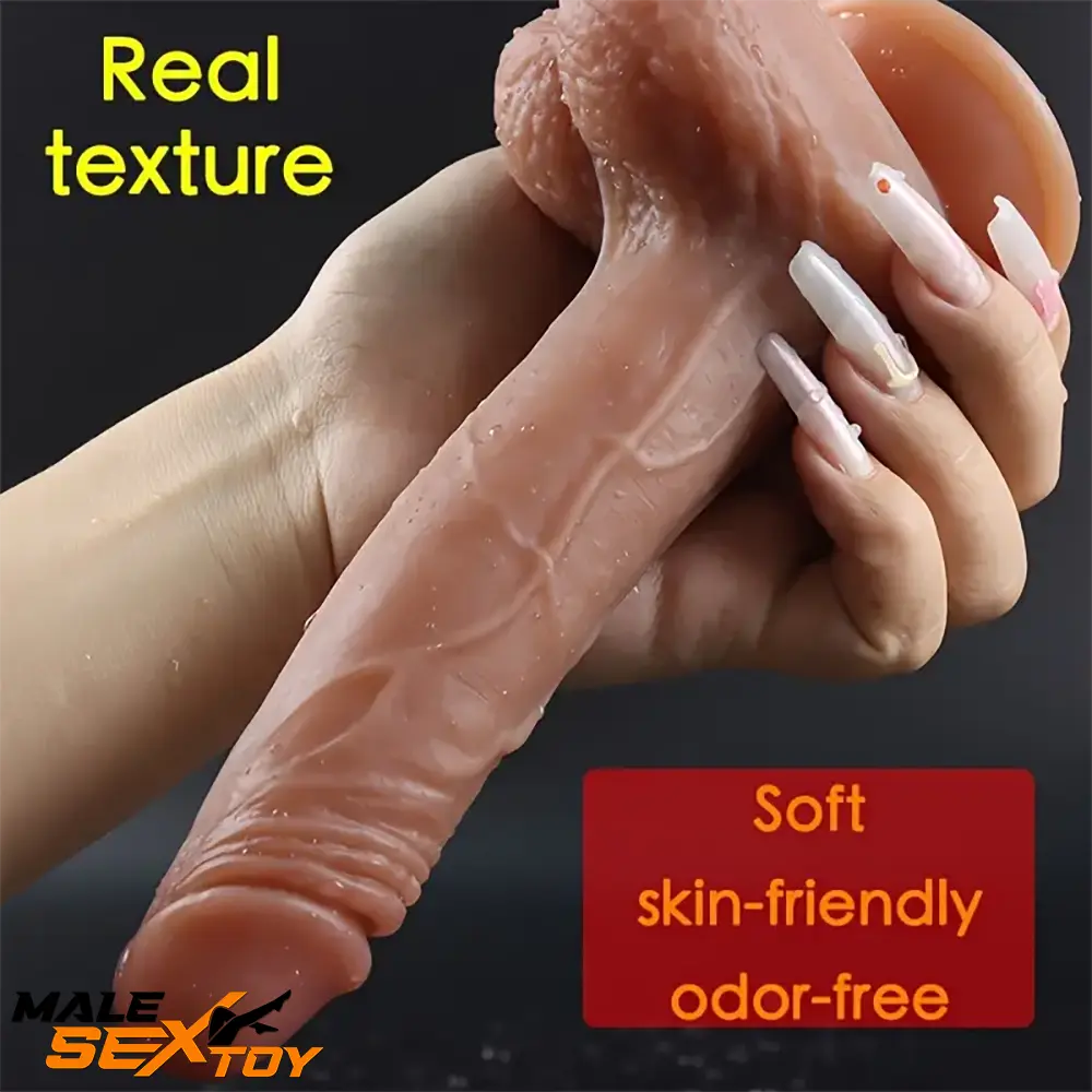 7.6in Realistic Silicone Soft Dildo Sex Toy Perfect For Sex Love Male Sex Toy