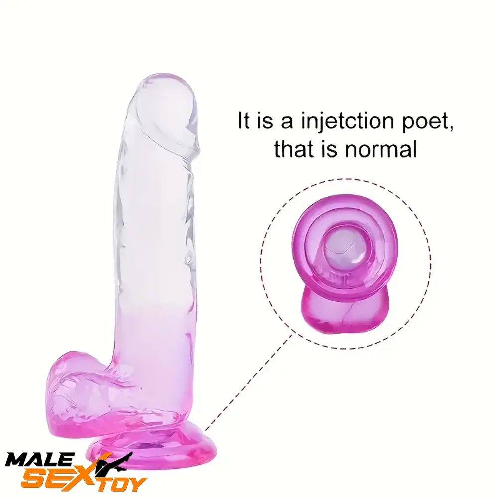 7.87in Realistic Women Men Dildo For Prostate Orgasm Masturbation Male Sex Toy