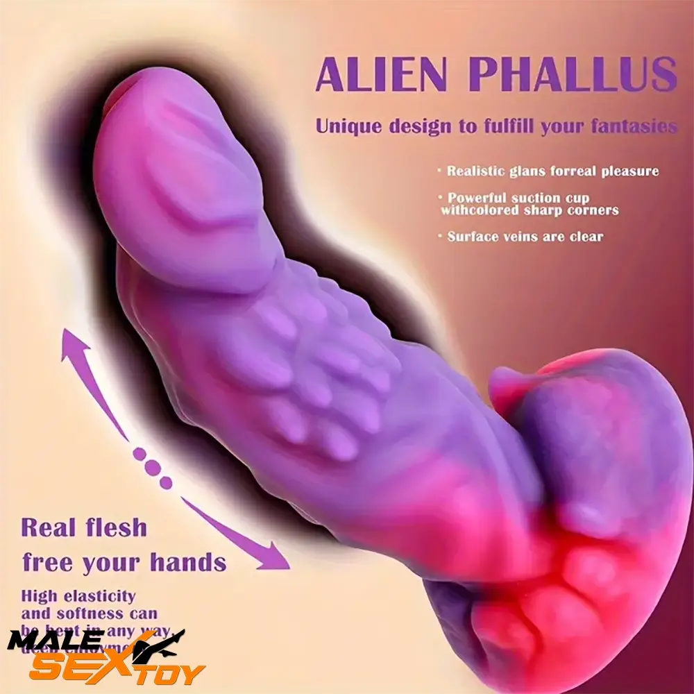 5.9in Silicone Female Fantasy Monster Dildo For Ultimate Sex Pleasure Male Sex Toy