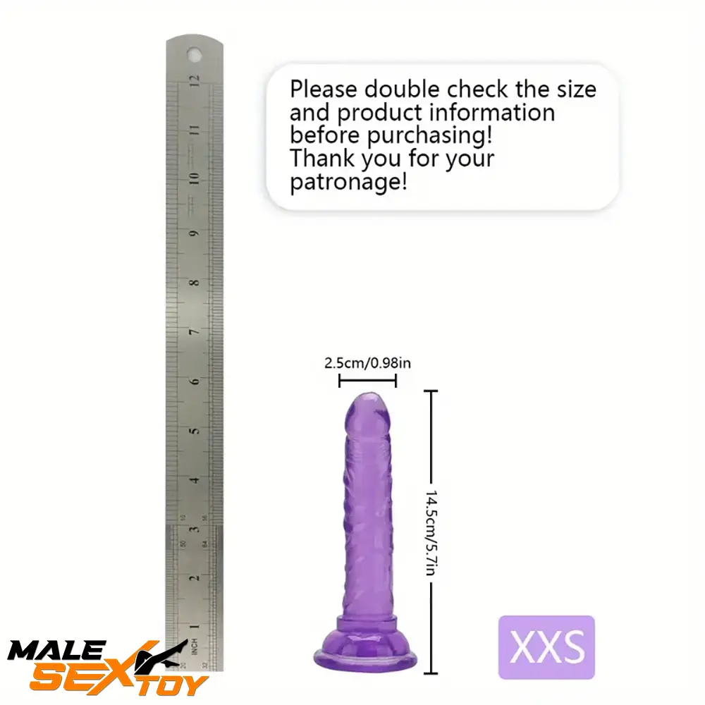 6.06in - 12in TPE Unisex Real Dildo Sex Toy Masturbator Anus Lovers Male Sex Toy