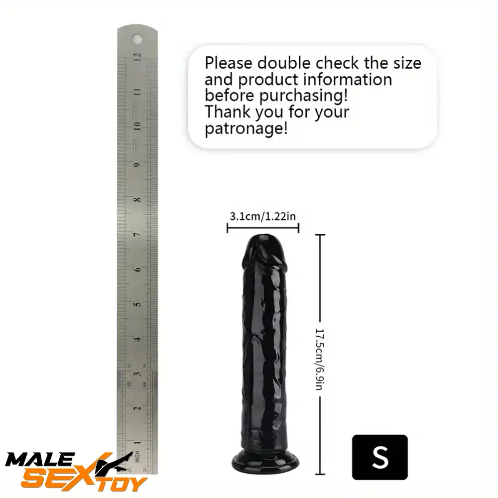 6.06in - 12in TPE Unisex Real Dildo Sex Toy Masturbator Anus Lovers Male Sex Toy