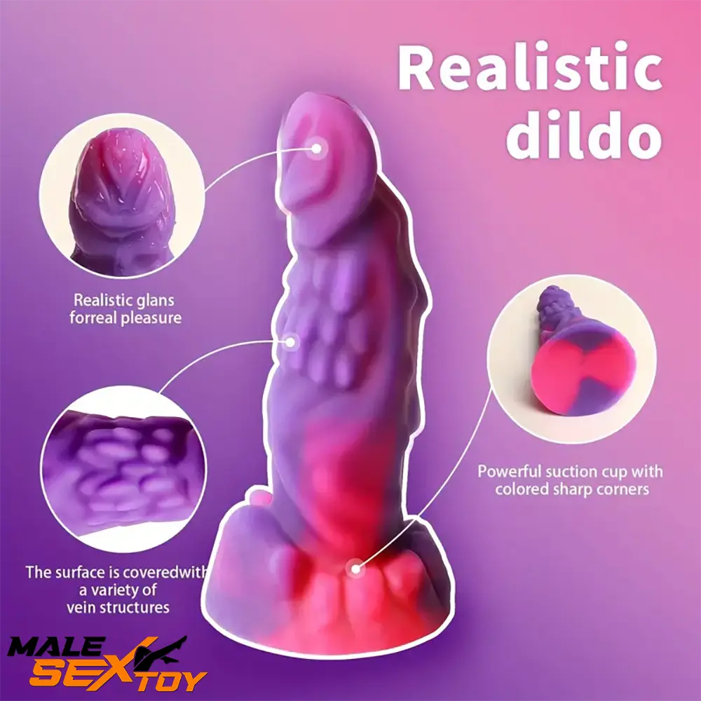 5.9in Silicone Female Fantasy Monster Dildo For Ultimate Sex Pleasure Male Sex Toy