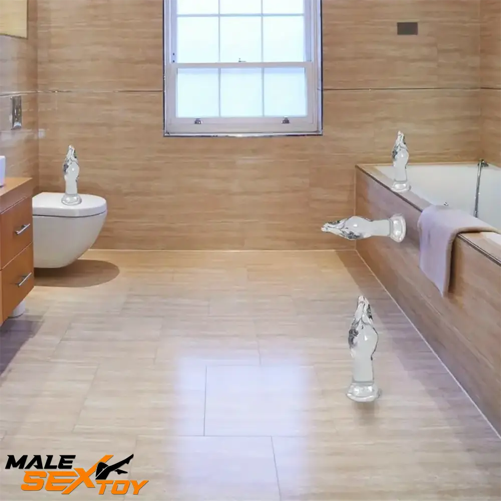 9.6in Big Clear Fist Hand Dildo Adult Sex Toy For Anal Fisting Lovers Male Sex Toy