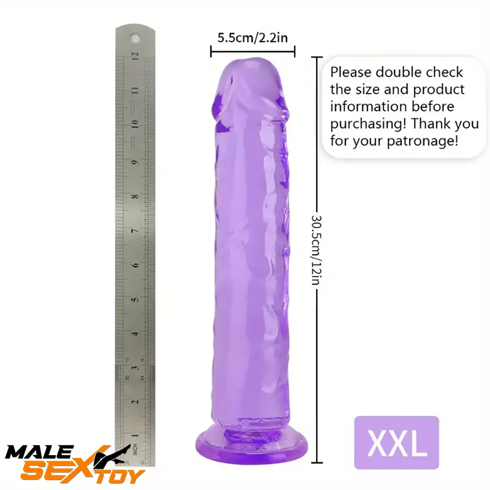 6.06in - 12in TPE Unisex Real Dildo Sex Toy Masturbator Anus Lovers Male Sex Toy