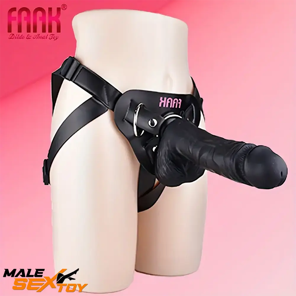 10.01in Silicone Soft Big Strap On Wearable Dildo For Women Adults Male Sex Toy