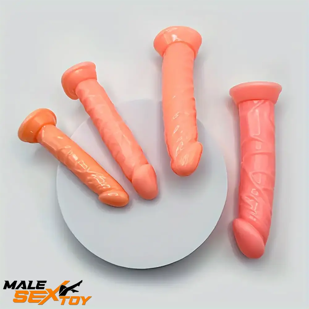 5.1in 6.1in 6.69in 7.28in Realistic Silicone Dildo For Female Love Pleasure Male Sex Toy