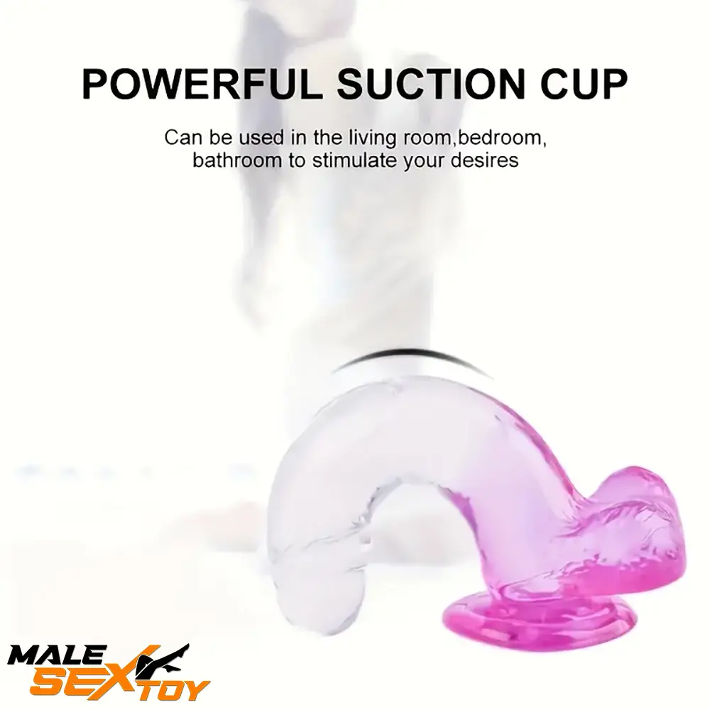 7.87in Realistic Women Men Dildo For Prostate Orgasm Masturbation Male Sex Toy