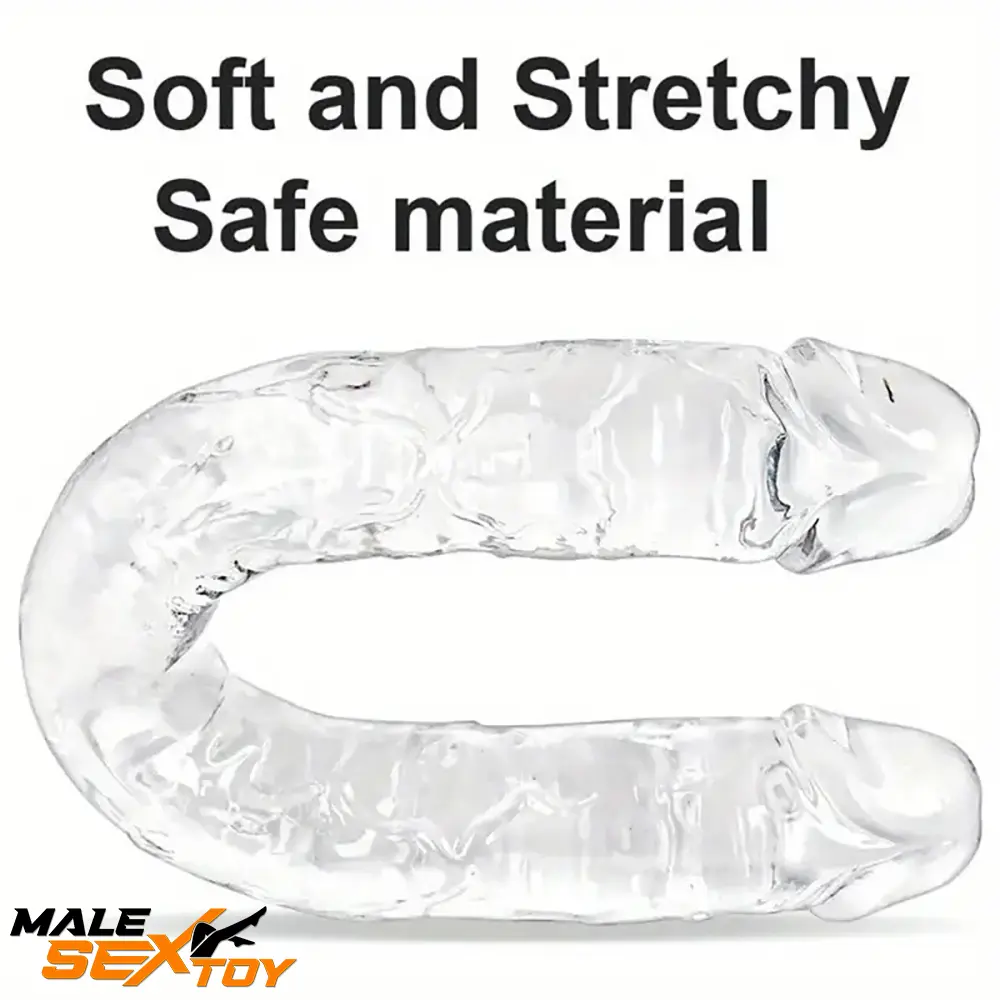 13.18in Realistic Double Headed Long Dildo For Female Male Love Male Sex Toy