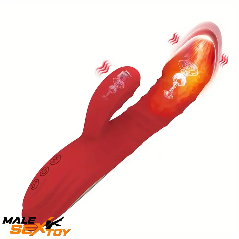 8.8in Heating Vibrating Soft Silicone Dildo Vibrator For Adult Love Male Sex Toy