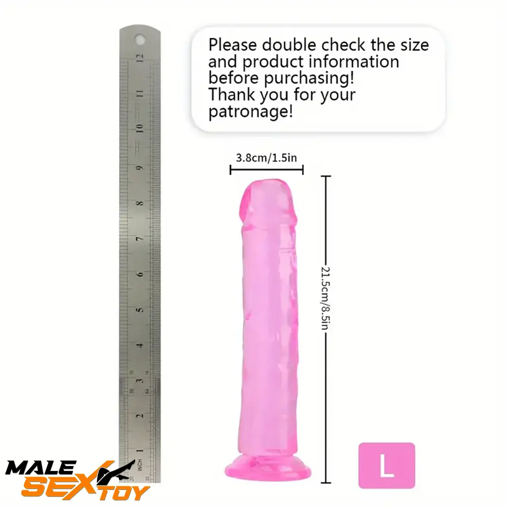 6.06in - 12in TPE Unisex Real Dildo Sex Toy Masturbator Anus Lovers Male Sex Toy
