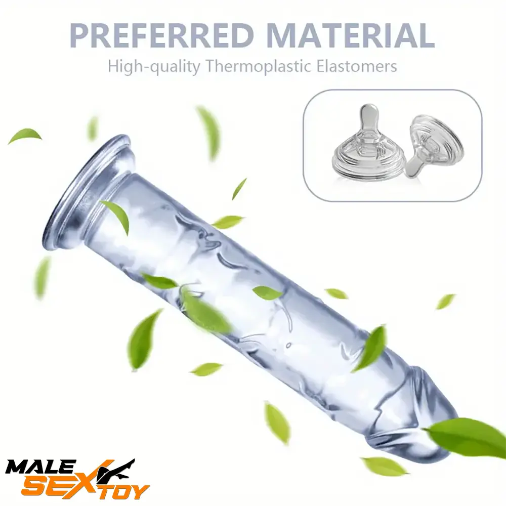 6.06in - 12in TPE Unisex Real Dildo Sex Toy Masturbator Anus Lovers Male Sex Toy