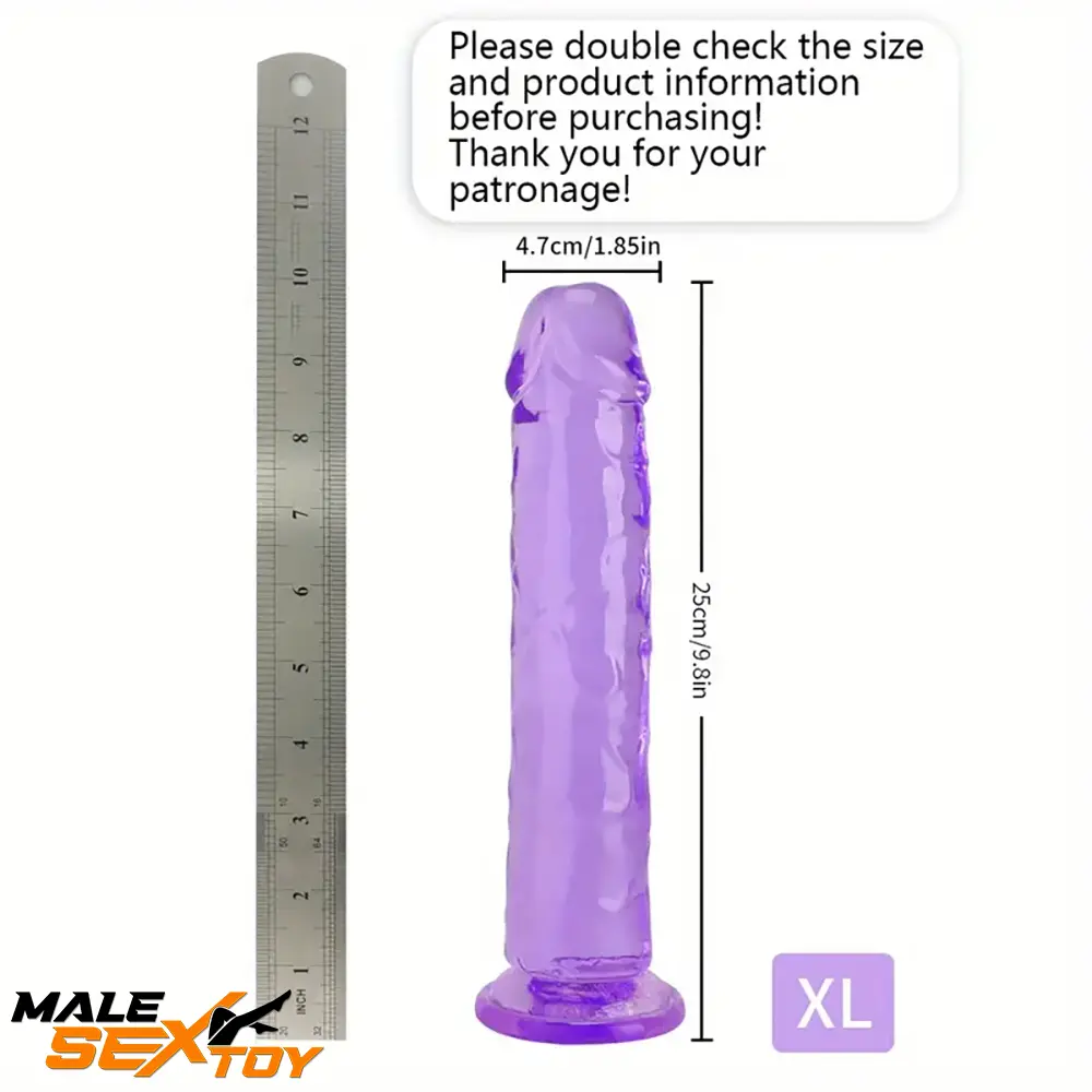 6.06in - 12in TPE Unisex Real Dildo Sex Toy Masturbator Anus Lovers Male Sex Toy