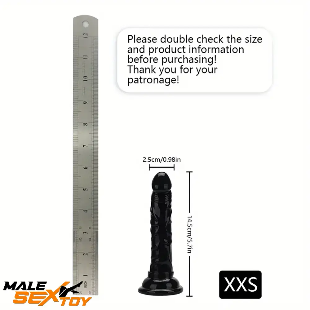 6.06in - 12in TPE Unisex Real Dildo Sex Toy Masturbator Anus Lovers Male Sex Toy