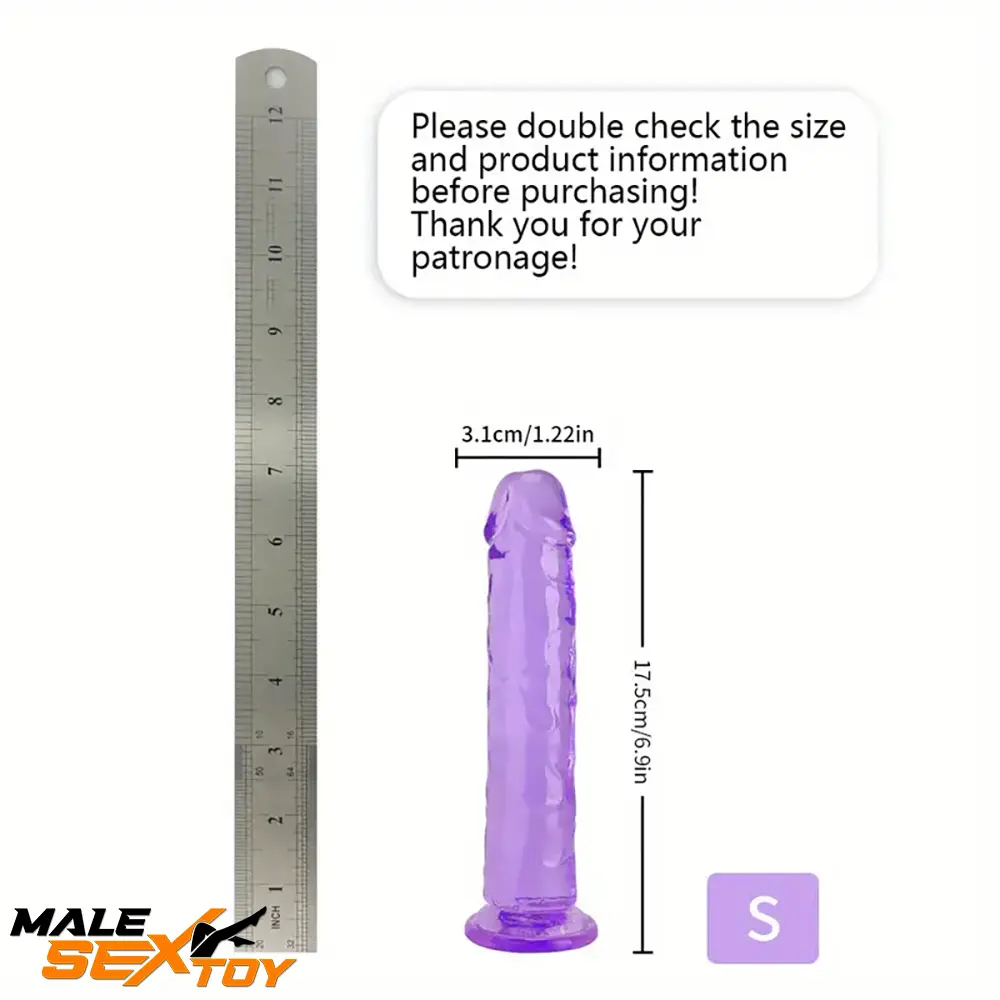 6.06in - 12in TPE Unisex Real Dildo Sex Toy Masturbator Anus Lovers Male Sex Toy