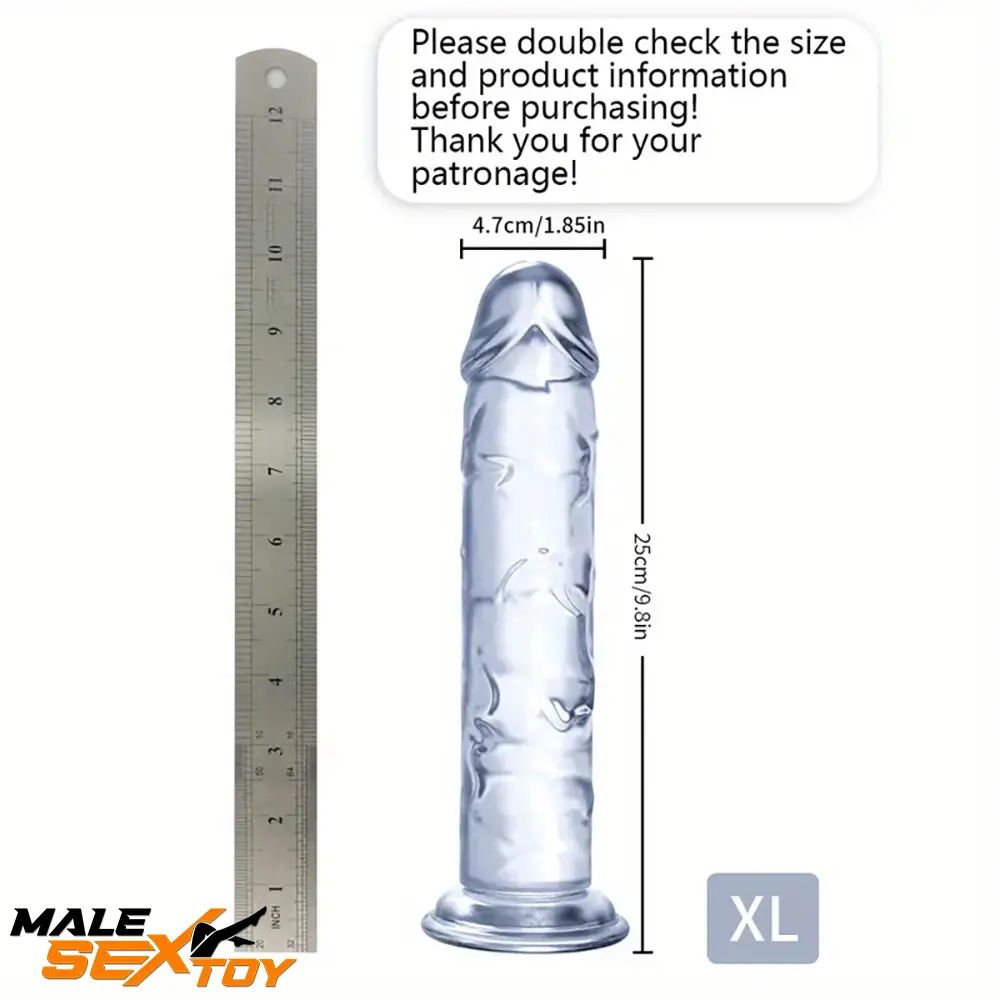 6.06in - 12in TPE Unisex Real Dildo Sex Toy Masturbator Anus Lovers Male Sex Toy