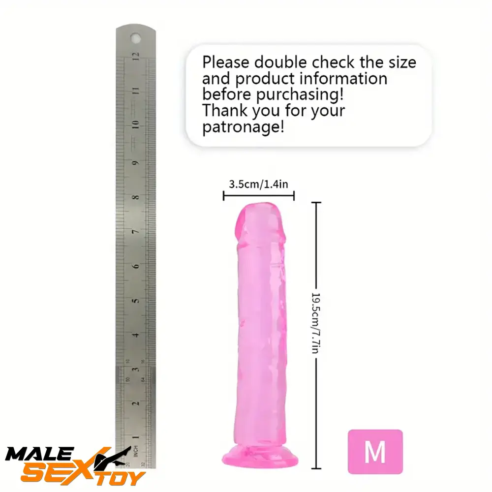 6.06in - 12in TPE Unisex Real Dildo Sex Toy Masturbator Anus Lovers Male Sex Toy