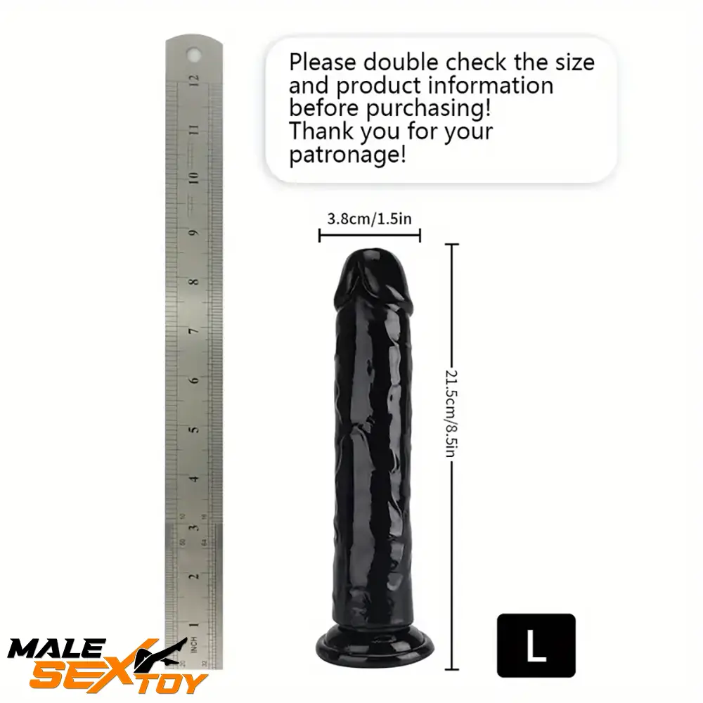 6.06in - 12in TPE Unisex Real Dildo Sex Toy Masturbator Anus Lovers Male Sex Toy