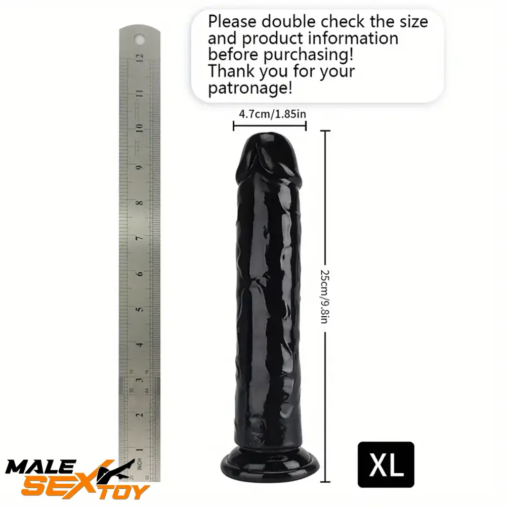 6.06in - 12in TPE Unisex Real Dildo Sex Toy Masturbator Anus Lovers Male Sex Toy