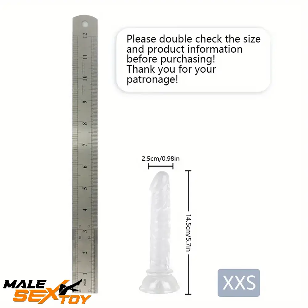 6.06in - 12in TPE Unisex Real Dildo Sex Toy Masturbator Anus Lovers Male Sex Toy