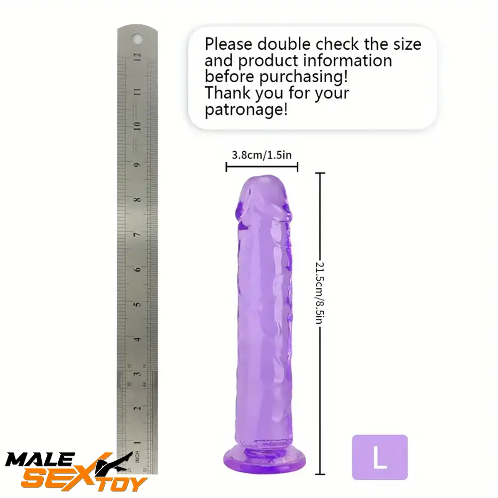 6.06in - 12in TPE Unisex Real Dildo Sex Toy Masturbator Anus Lovers Male Sex Toy