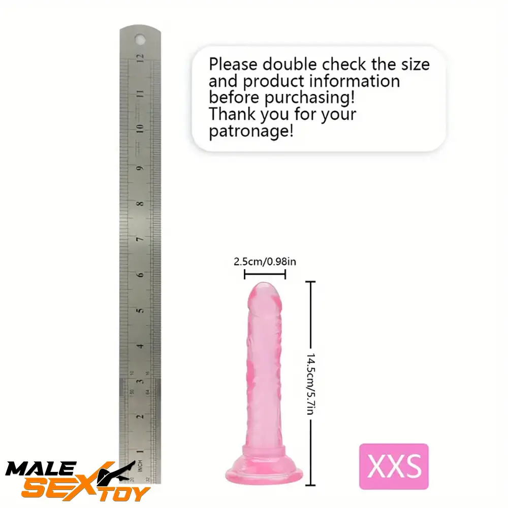6.06in - 12in TPE Unisex Real Dildo Sex Toy Masturbator Anus Lovers Male Sex Toy