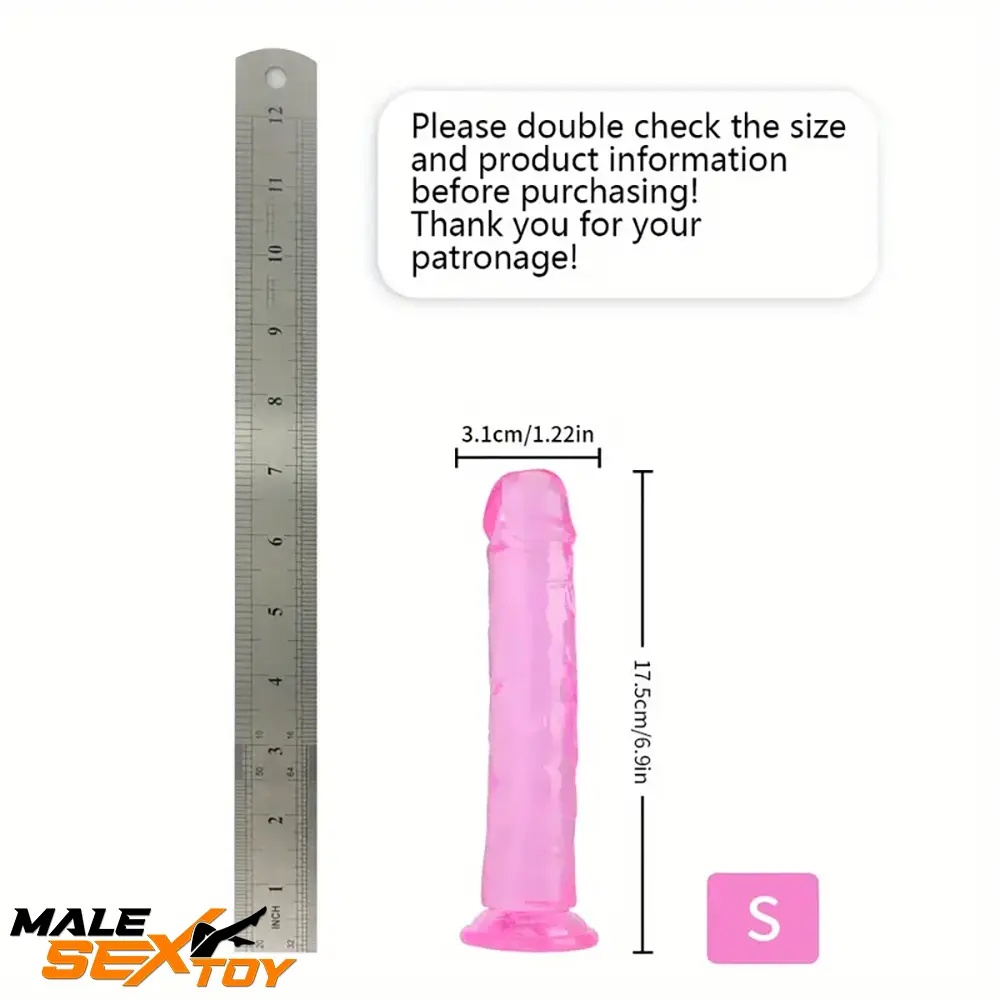 6.06in - 12in TPE Unisex Real Dildo Sex Toy Masturbator Anus Lovers Male Sex Toy